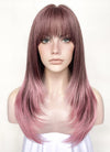 Two Tone Pink Straight Synthetic Hair Wig NS496