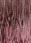 Two Tone Pink Straight Synthetic Hair Wig NS496