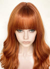 Ginger Wavy Synthetic Hair Wig NS498
