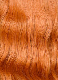 Orange Wavy Synthetic Hair Wig NS503