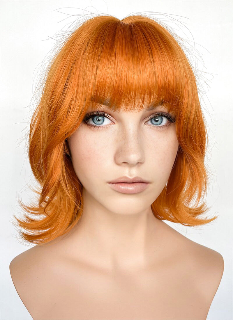 One Piece Nami Orange Wavy Synthetic Hair Wig NS515