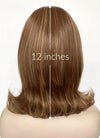 Mixed Brown Wavy Bubble Flip Synthetic Hair Wig NS518