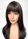 Brunette Straight Synthetic Hair Wig NS526