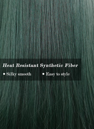 Dark Green Straight Synthetic Hair Wig NS284