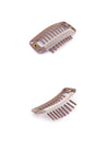 Black / Light Brown / Dark Brown / Cream 9 Teeth Snap Clips - Wig Is Fashion Australia